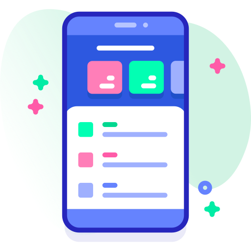 Mobile App Development laptop icon