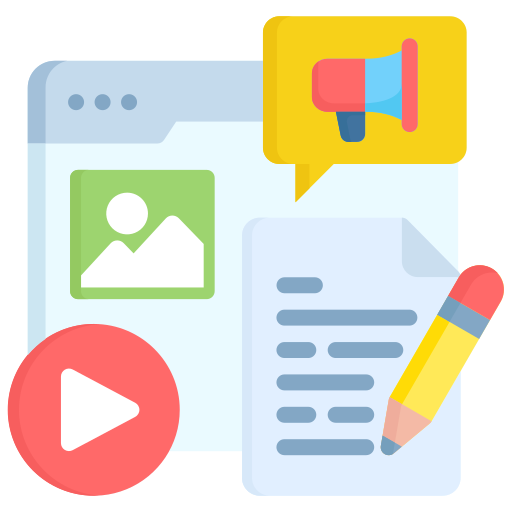 Digital Marketing microphone icon