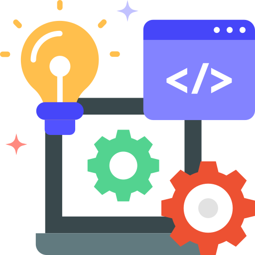 Custom Software Development code icon