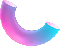 Animated gradient pipe decoration